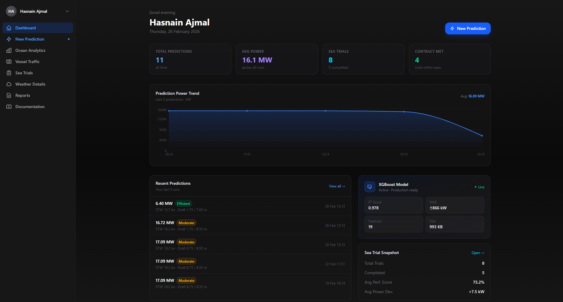 PropelSense dashboard preview